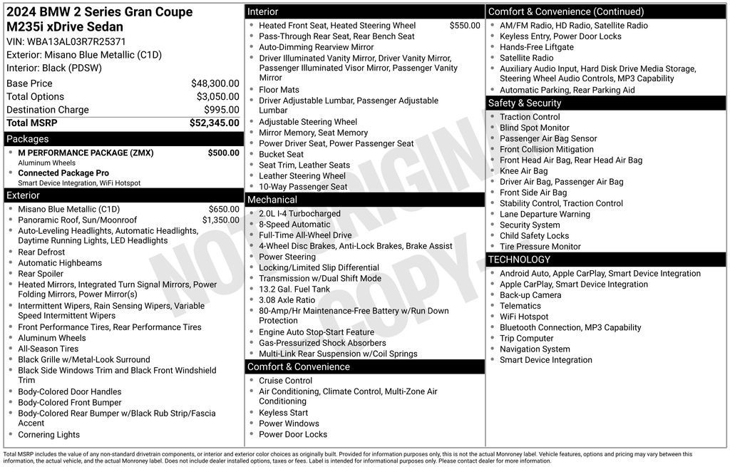 bmw 2 series 2024 WBA13AL03R7R25371 image bmw 2 series 2024 WBA13AL03R7R25371 image